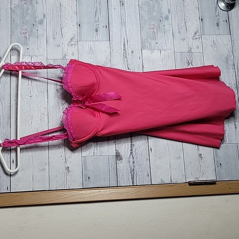VS Sexy Little Things Hot Pink Lingerie Dress